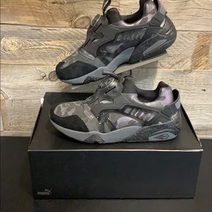 Bathing Ape x Puma Disc Blaze Camo Black sneakers